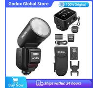 Godox V1Pro V1 Pro V1C V1N V1S e X3 TTL Li-Ion Testa Rotonda Fotocamera Flash Senza Fili Speedlight Per Canon Sony Nikon Fuji Olympus