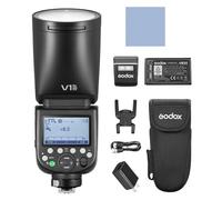 GODOX V1ProC Flash Speedlite con modalità flash M/E-TTL II, HSS 1/8000 s, tempo di riciclo 1,3 s e sub-flash staccabile per fotocamere Canon EOS