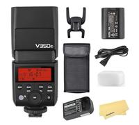 Godox V350F Flash Speedlite per Fujifilm,2.4G 7.2V/2000mAH Batteria Agli Ioni Litio,0.1s-1.7s Tempo di Riciclo,per Fujifilm X-ProZ X-T20 X-T2 X-T1 X-T50 X-Pro1 X-T10 X-A3 X100F X100T ecc