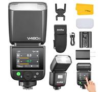 Godox V480 F Flash TTL Speedlite Speedlight Wireless 2.4G con HSS 1/8000s | Touch Screen Colore 2.0", Batteria agli ioni di litio, 650 fulmini a piena potenza, Lampada pilota a 10 livelli