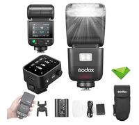 Godox V480 N V480-N TTL Flash con trigger flash x3-N per fotocamere Nikon, GN50 1/8000 HSS, 650 flash a pieno potere, tempo di riciclo 1.7S, 2,4 g wireless, luce di modellazione integrata