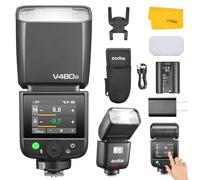 GODOX V480 N V480N Flash Compatibile con Nikon, GN50 2,4 GHz Wireless HSS 1/8000s TTL Speedlight per Fotocamera con Batteria Agli Ioni di Litio, Controllo Touchscreen