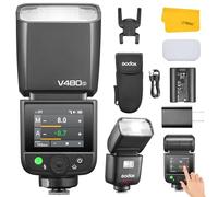 GODOX V480 S V480S Flash Compatibile con Sony, GN50 2,4 GHz Wireless HSS 1/8000s TTL Speedlight per Fotocamera con Batteria Agli Ioni di Litio, Controllo Touchscreen