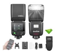 Godox V480 V480-C TTL Flash per fotocamere Canon, GN50 1/8000 HSS, flash a piena potenza 650, tempo di ricarica di 1,7 secondi, flash touchscreen con batteria agli ioni di litio (V480C)