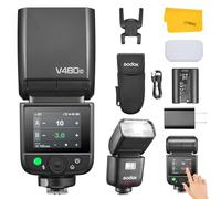 Godox V480C Flash Fotocamera TTL per Canon, Speedlite 100W GN50 con Sistema Wireless X 2.4GHz, Sincronizzazione ad alta velocità 1/8000s, 650 Illuminazioni a piena potenza, Batteria agli ioni di litio