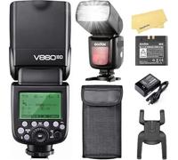Godox v860ii C Kit Flash Speedlite per Canon DSLR (Wireless-x-system luce del flash, display LCD) Nero