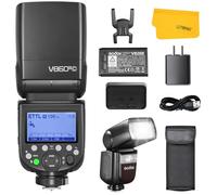 Godox V860III-C TTL Flash per Fotocamera 7.2V/2600mAh Li-ion Battery, 76Ws 2.4G Wireless HSS 1/8000s, 480 Flash a Piena Potenza Speedlite Compatibile con Canon