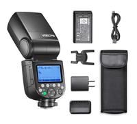 Godox V860III-N Flash per fotocamera Nikon Speedlite Speedlight 7.2V/2600mAh, 2.4G Wireless HSS 1/8000 1.5s Tempo di riciclaggio 10 Livelli LED Modellazione Luce