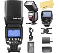 GODOX V860III-N V860IIIN Flash per Fotocamera Nikon Speedlight Speedlite, 2.4G HSS 1/8000s con Trigger Flash XPPro-N, 480 Flash a Piena Potenza, Batteria da 2600mAh, Tempo di Riciclo 0.01-1.5 s