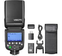 Godox V860IIIC 2.4G Wireless TTL Speedlite Camera Flash Flash GN60 1/8000s HSS con batteria ricaricabile agli ioni di litio, luce di regolazione per Canon 1DX/5D Mark III/5D Mark II/6D/7D/60D/50D/40D