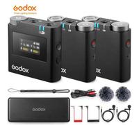 Godox Virso M2 Sistema Microfono Wireless Doppio con Case Ricarica