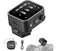 Godox X3-F TTL Trigger Flash Wireless per Fotocamera Fuji,Funzione TCM HSS TTL 1/8000s,Trasmettitore Flash Touchscreen con Batteria Integrata Compatibile con Fuji GRX50S X-T1 X-T2 X-10 X-PRO1 X-A3