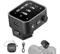 Godox X3-N TTL Trigger Flash Wireless per Fotocamera Nikon, Funzione TCM HSS TTL 1/8000s, Batteria Integrata Trasmettitore Flash Touchscreen Compatibile con Nikon Z6 D850 D750 D610 D7100 D5300 D3100