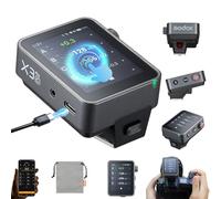 Godox X3 Pro-C X3Pro C TTL trigger flash wireless per Canon, touchscreen LCD da 2,4", batteria integrata agli ioni di litio da 2930 mAh, sistema X wireless da 2,4 GHz con 3 modalità di scatto Pro