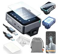 GODOX X3 Pro X3PRO-C Trigger Flash TTL Wireless con Pellicola Protettiva per Canon, 2.4GHz Sistema X, Bluetooth & Controllo APP, Schermo Touch, HSS, Shutter Control, USB-C Ricarica Rapida