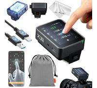 Godox X3 Pro X3PRO-F Trigger Flash TTL Wireless per Fujifilm, 2.4GHz Sistema X, Bluetooth & Controllo APP, Schermo Touch, HSS, Shutter Control, USB-C Ricarica Rapida