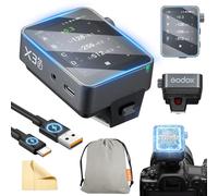 Godox X3PRO-F X3PRO F Attivatore Flash Wireless per Fujifilm TTL 2,4 GHz HSS Bluetooth Integrato Controllo Tramite App Touchscreen LCD Funzione TCM Attivatore Remoto per Fotocamera Fujifilm