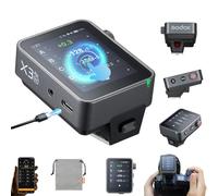 Godox X3Pro N TTL Trigger flash wireless per fotocamera Nikon, touchscreen a colori da 6,1 cm, batteria integrata agli ioni di litio da 2930 mAh, wireless 2.4 G con modalità multiple, supporto app