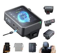 Godox X3Pro S TTL trigger flash wireless per Sony, sistema 2.4G X | Per fotografie di matrimoni/eventi, touchscreen da 2,4 pollici, batteria agli ioni di litio da 2930 mAh