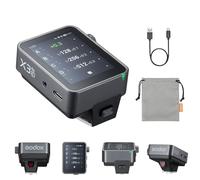 Godox X3ProC TTL Trigger 2.4G - Scatto flash senza fili per fotocamera, touch screen a colori a 32 canali, 16 gruppi con 3 modalità di registrazione, batteria al litio integrata, supporto app per