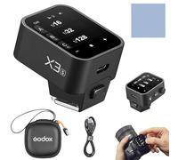 GODOX X3S 2.4G Wireless Flash Trigger Trasmettitore TTL Autoflash con ampio touchscreen OLED Modalità flash multiple con porta USB 32 canali 16 gruppi compatibili con fotocamere Sony