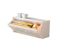 Godpqiui Cassetta Magnetica per Frigorifero - Organizer per Frigo che Risparmia Spazio - Portabuste da Tè Laterale per Frigorifero - per Anta Armadio, Piano Cucina, Dispensa, Camper, Camera, Ingresso,