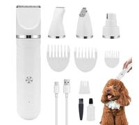Godpqiui Kit Toelettatura Cani per Casa | Kit Toelettatura Cani 4 in 1 Multifunzione,Elettriche Per Pulizia Domestica Cuccioli Gatti