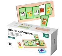 Godpqiui Tavola Puzzle con Forme da Abbinare | Gioco Educativo e Divertente per Apprendimento,Gioco Puzzle Di Corrispondenza,per Bambini e Bambine Regalo per Casa Festa Compleanno Scuola