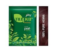 Godrej Nupur Mehendi Polvere 9 Erbe Blend, 120 grammi (3 Pack)