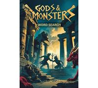 Gods and Monsters Word Search: Word Search Puzzle with easy to read print, about Gods and Monsters, Realms, Book Characters, Booktok and more, 6x9 ... book shelf decoration, vacations, gifts