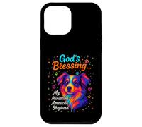 God's Blessing Miniature American Shepherd Faith Colorful Custodia per iPhone 12 Pro Max