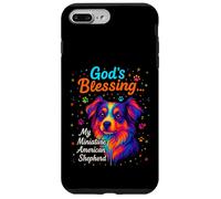God's Blessing Miniature American Shepherd Faith Colorful Custodia per iPhone 7 Plus/8 Plus