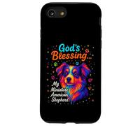 God's Blessing Miniature American Shepherd Faith Colorful Custodia per iPhone SE (2020) / 7/8