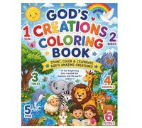 God's Creation Numbers Coloring Book!