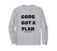 Gods Got A Plan Bibbia Versetto Geremia 29:11 Maglia a Manica