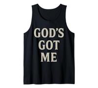 God's Got Me Christian Ispiratrice Fede Motivazionale Canotta
