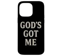 God's Got Me Christian Ispiratrice Fede motivazionale Custodia per iPhone 14 Pro Max
