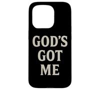God's Got Me Christian Ispiratrice Fede motivazionale Custodia per iPhone 15 Pro