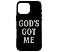 God's Got Me Christian Ispiratrice Fede motivazionale Custodia per iPhone 16 Pro Max