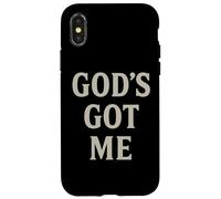 God's Got Me Christian Ispiratrice Fede motivazionale Custodia per iPhone X/XS