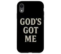 God's Got Me Christian Ispiratrice Fede motivazionale Custodia per iPhone XR