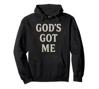 God's Got Me Christian Ispiratrice Fede Motivazionale Felpa con Cappuccio