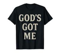 God's Got Me Christian Ispiratrice Fede Motivazionale Maglietta