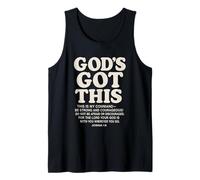 God's Got This Joshua 1:9 Versetto della Bibbia Cristiano Canotta