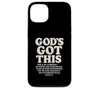 God's Got This Joshua 1:9 Versetto della Bibbia Cristiano Custodia per iPhone 13
