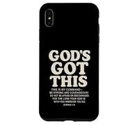 God's Got This Joshua 1:9 Versetto della Bibbia Cristiano Custodia per iPhone XS Max