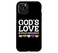 God's Love Is Fully Inclusive LGBTQIA+ Gay Pride Christian Custodia per iPhone 11 Pro