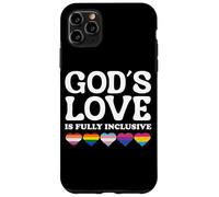 God's Love Is Fully Inclusive LGBTQIA+ Gay Pride Christian Custodia per iPhone 11 Pro Max