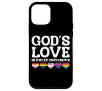 God's Love Is Fully Inclusive LGBTQIA+ Gay Pride Christian Custodia per iPhone 12 mini