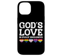 God's Love Is Fully Inclusive LGBTQIA+ Gay Pride Christian Custodia per iPhone 14